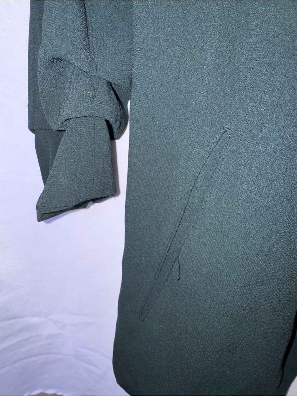 Babaton Forest Green Open-Front Blazer - Picture 4 of 6